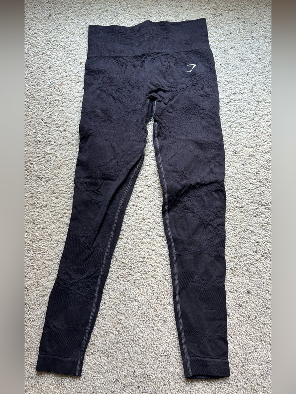 Gymshark Black Seamless Patterned Leggings